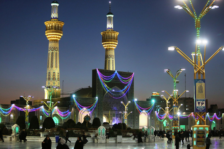 Imam Reza shrine replete with joy on birthday of Imam Hossein (AS)
