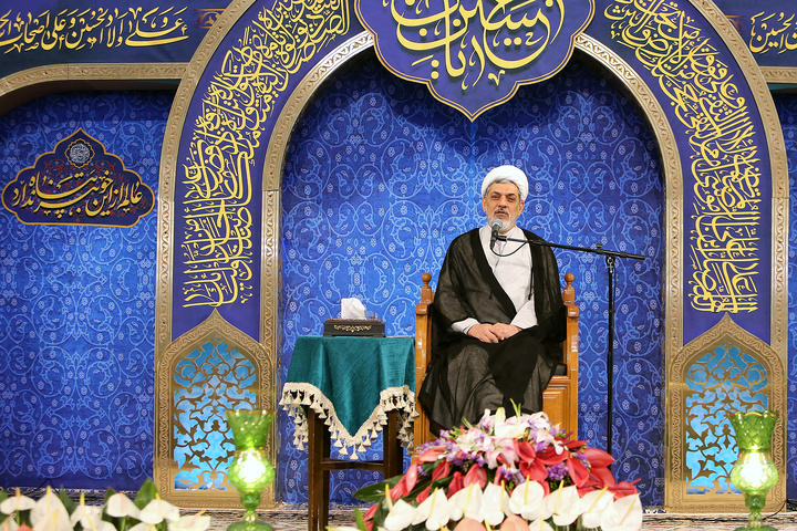 Imam Reza shrine replete with joy on birthday of Imam Hossein (AS)