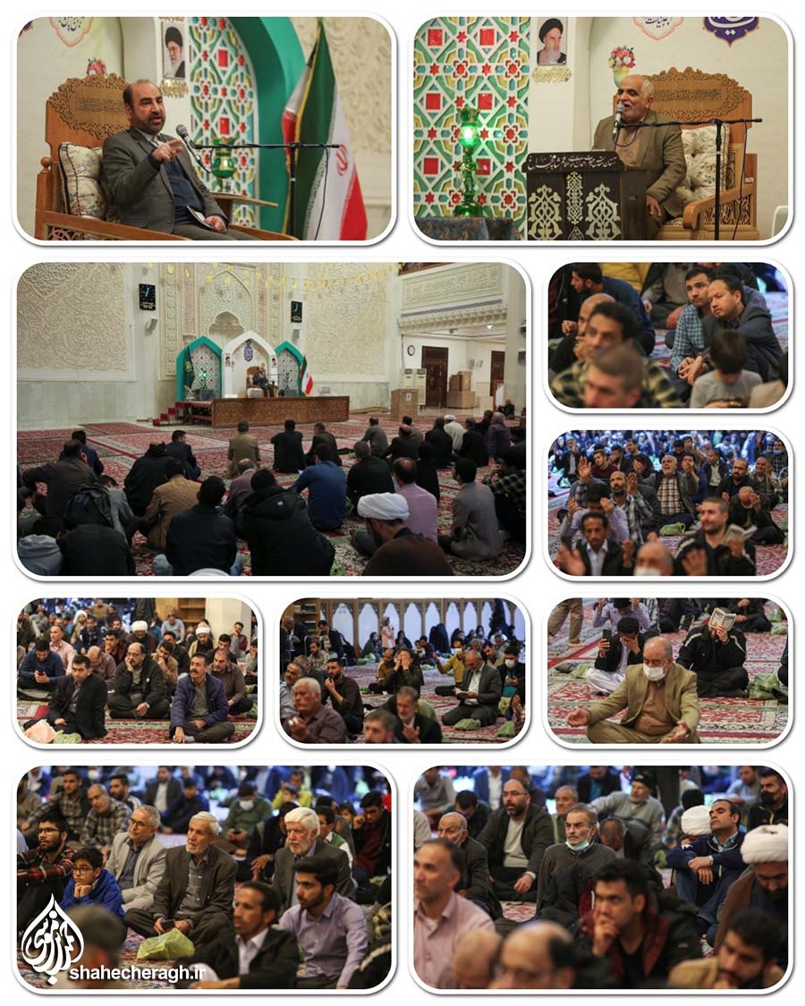 مراسم ولادت باسعادت سرداران کربلا در حرم مطهر