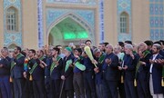 Thousands of voluntary servants serve in Jamkaran Mosque during Mid-Sha’ban festivities, Nowrouz