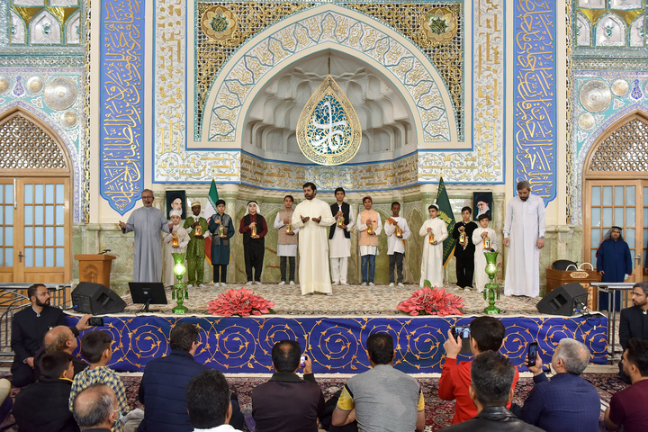 مراسم استقبال از ماه مبارک رمضان در حرم مطهر رضوی
