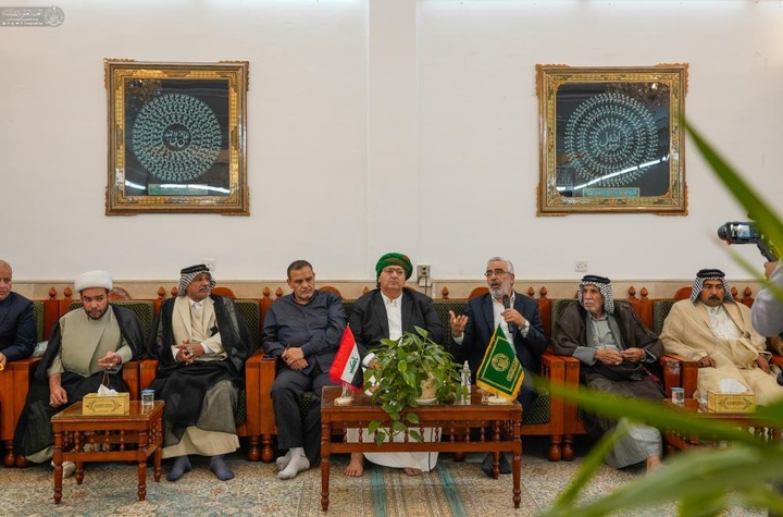 تولیت آستان مقدس علوی با شیوخ و بزرگان نجف اشرف در ماه رمضان دیدار کرد تولیت آستان مقدس علوی با شیوخ و بزرگان نجف اشرف در ماه رمضان دیدار کرد