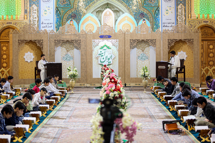 ترتیل‌خوانی قرآن کریم با حضور پرشور دانش آموزان