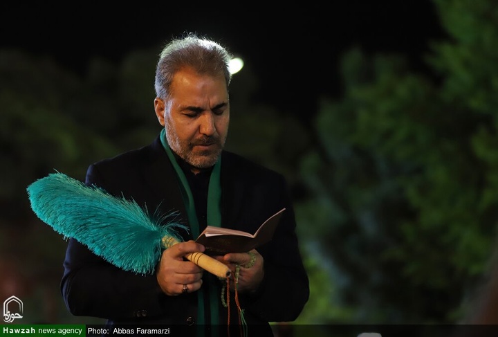 مواكب العزاء والزائرون يحيون ذكرى جرح المولى أمير المؤمنين(ع) في رحاب مرقده الطاهر