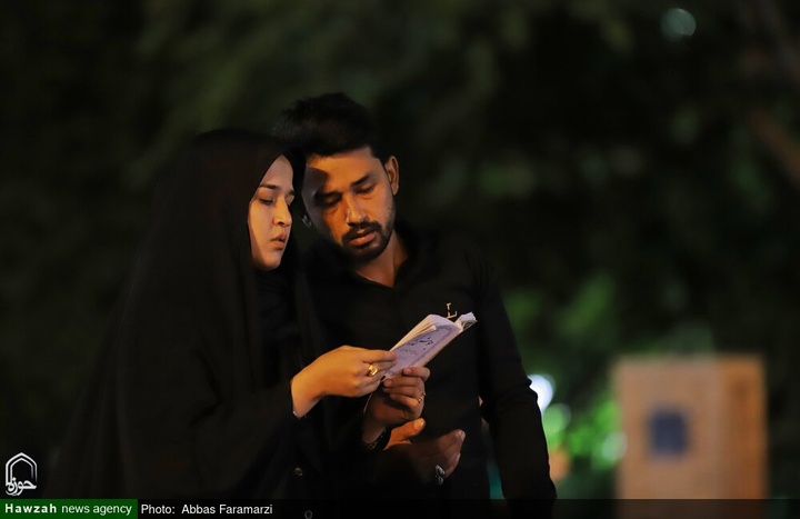 مواكب العزاء والزائرون يحيون ذكرى جرح المولى أمير المؤمنين(ع) في رحاب مرقده الطاهر
