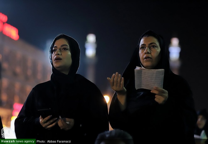 مواكب العزاء والزائرون يحيون ذكرى جرح المولى أمير المؤمنين(ع) في رحاب مرقده الطاهر