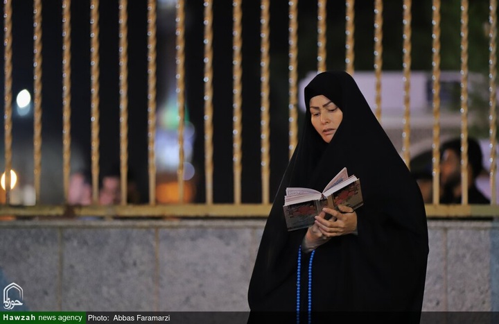 مواكب العزاء والزائرون يحيون ذكرى جرح المولى أمير المؤمنين(ع) في رحاب مرقده الطاهر