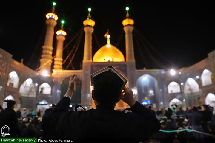 مواكب العزاء والزائرون يحيون ذكرى جرح المولى أمير المؤمنين(ع) في رحاب مرقده الطاهر