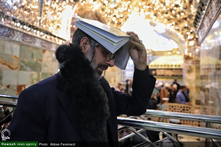 مواكب العزاء والزائرون يحيون ذكرى جرح المولى أمير المؤمنين(ع) في رحاب مرقده الطاهر
