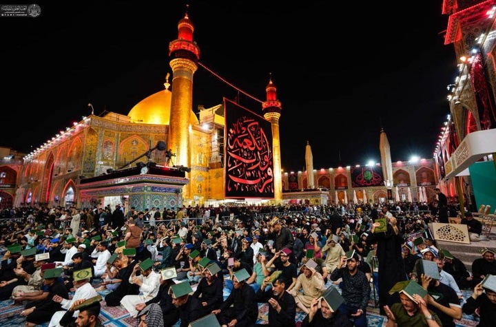  "جلوه های ارادت و خدمت آستان مقدس علوی در ایام عزاداری امیرمؤمنان (ع)"