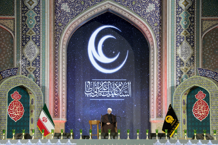 مراسم احیاء شب بیست و یکم ماه رمضان در حرم مطهر رضوی - 1