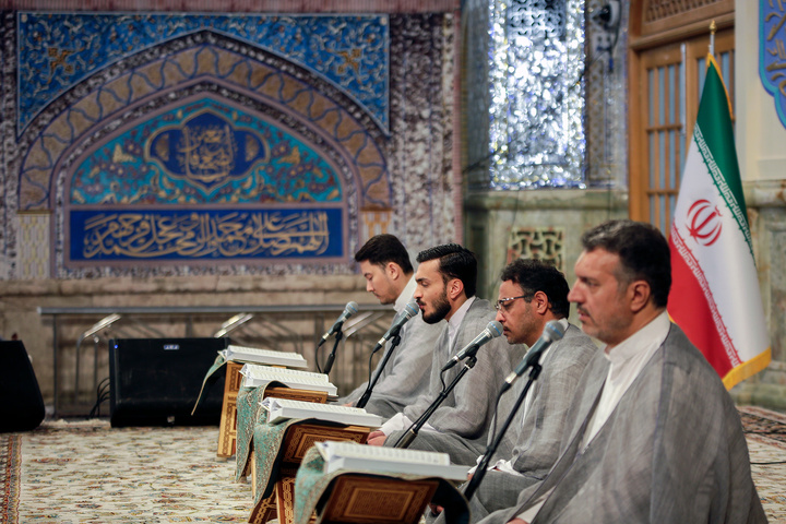 مراسم احیاء شب بیست و یکم ماه رمضان در حرم مطهر رضوی - 1