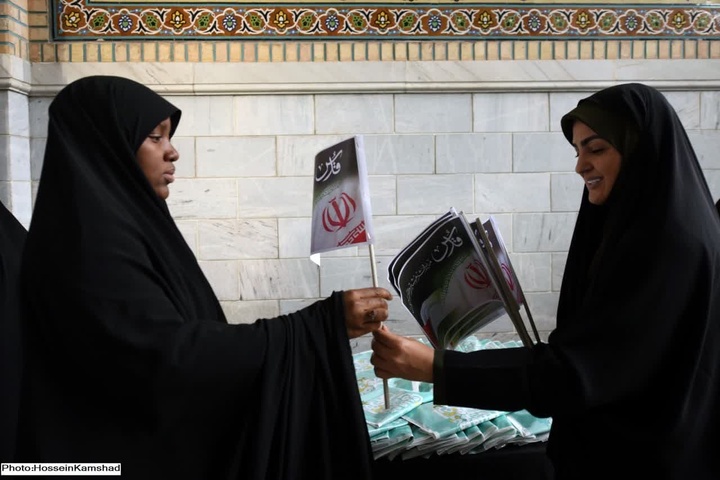 مراسم روز قدس در صحن قدس حرم رضوی