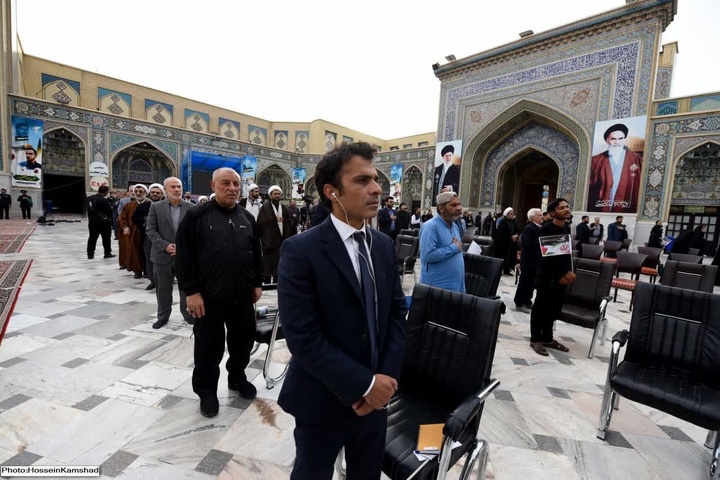 مراسم روز قدس در صحن قدس حرم رضوی