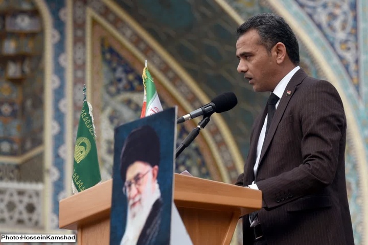 مراسم روز قدس در صحن قدس حرم رضوی