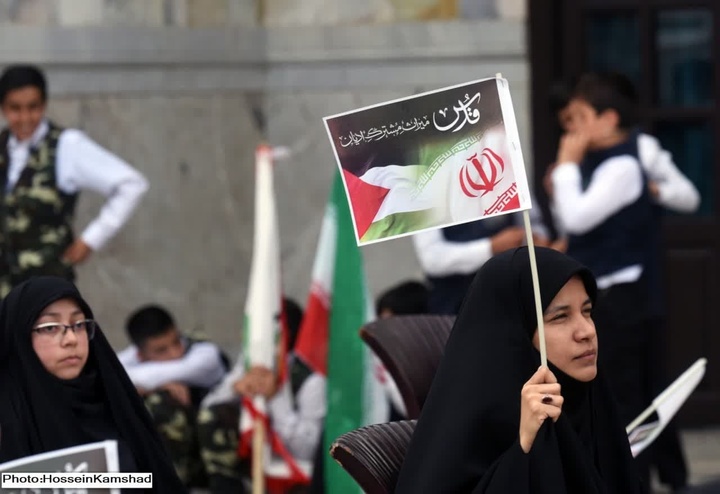 مراسم روز قدس در صحن قدس حرم رضوی