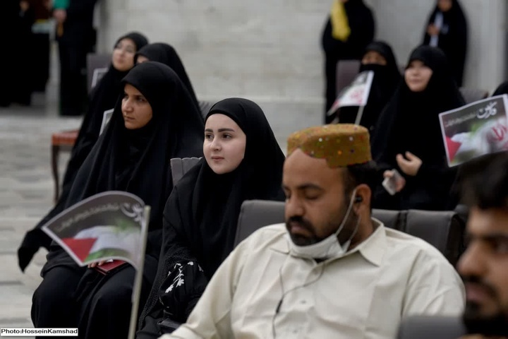 مراسم روز قدس در صحن قدس حرم رضوی