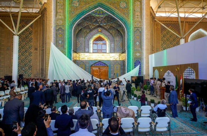 باب الرضا در نجف اشرف گشوده شد