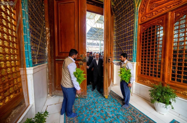 رونمایی از پروژه باب الامام الرضا علیه‌السلام در حرم امیرالمؤمنین