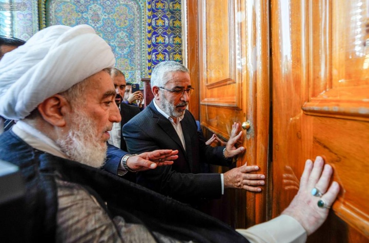 رونمایی از پروژه باب الامام الرضا علیه‌السلام در حرم امیرالمؤمنین