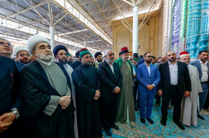 رونمایی از پروژه باب الامام الرضا علیه‌السلام در حرم امیرالمؤمنین