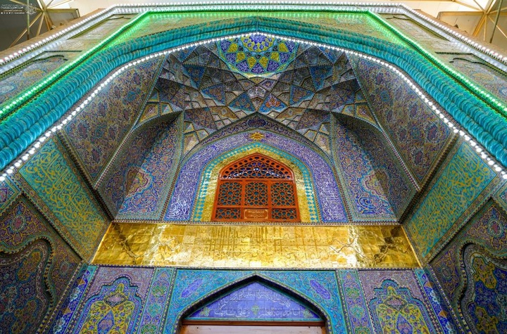 رونمایی از پروژه باب الامام الرضا علیه‌السلام در حرم امیرالمؤمنین