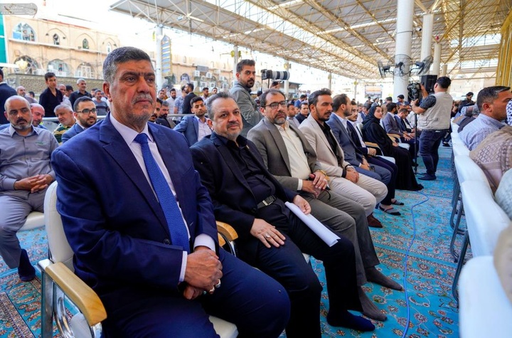 رونمایی از پروژه باب الامام الرضا علیه‌السلام در حرم امیرالمؤمنین