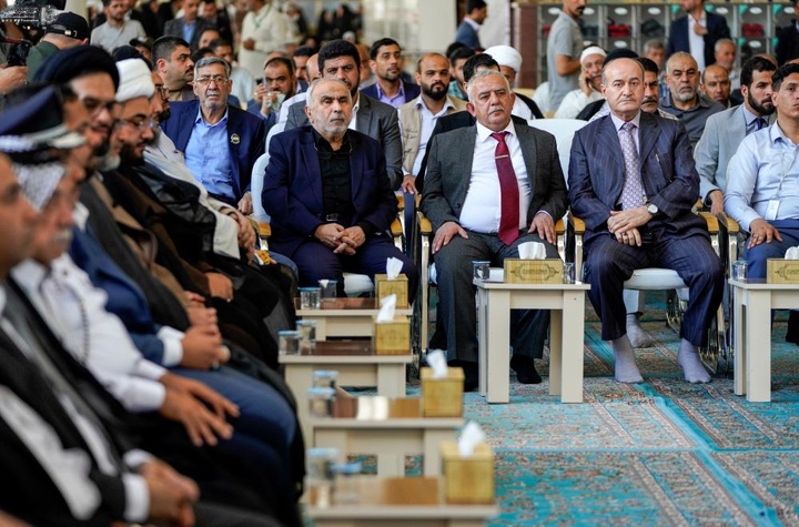 رونمایی از پروژه باب الامام الرضا علیه‌السلام در حرم امیرالمؤمنین