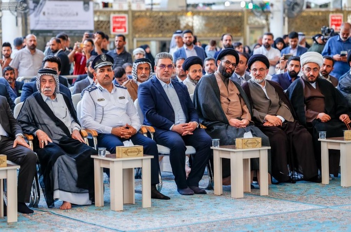 رونمایی از پروژه باب الامام الرضا علیه‌السلام در حرم امیرالمؤمنین