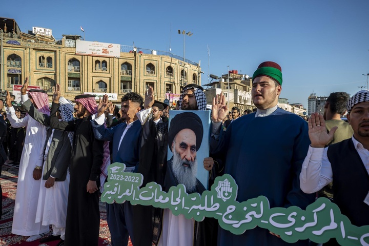 سوگند فارغ التحصیلی سه هزار دانشجوی عراقی در پیشگاه امام حسین و حضرت عباس علیهما‌السلام