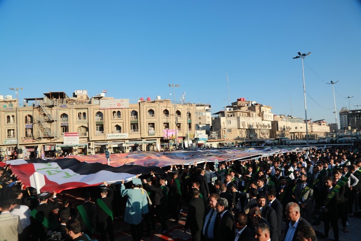 سوگند فارغ التحصیلی سه هزار دانشجوی عراقی در پیشگاه امام حسین و حضرت عباس علیهما‌السلام