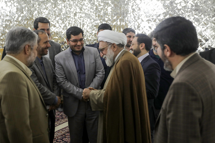 دیدار رئیس رسانه ملی، شهردار تهران و معاونین فرهنگی و اجتماعی شهرداری‌های کلانشهرهای کشور با تولیت آستان