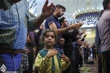 مراسم سوگواری شب شهادت امام صادق علیه السلام در حرم مطهر حضرت احمدبن موسی علیهماالسلام