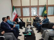 Iraqi consul general, Imam Reza shrine’s deputy for intl. affairs discuss broadening cooperation
