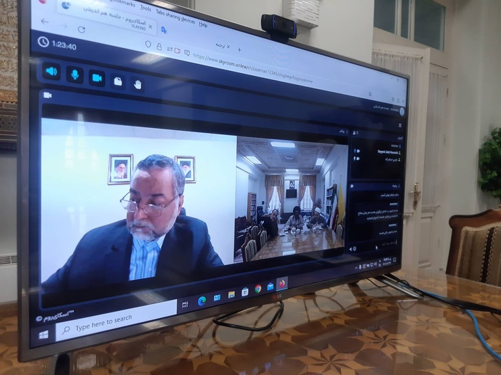 تاکید برتوسعه همکاری مرکز تحقیقات زبان فارسی ایران و پاکستان با کتابخانه رضوی 
 تاکید برتوسعه همکاری مرکز تحقیقات زبان فارسی ایران و پاکستان با کتابخانه رضوی