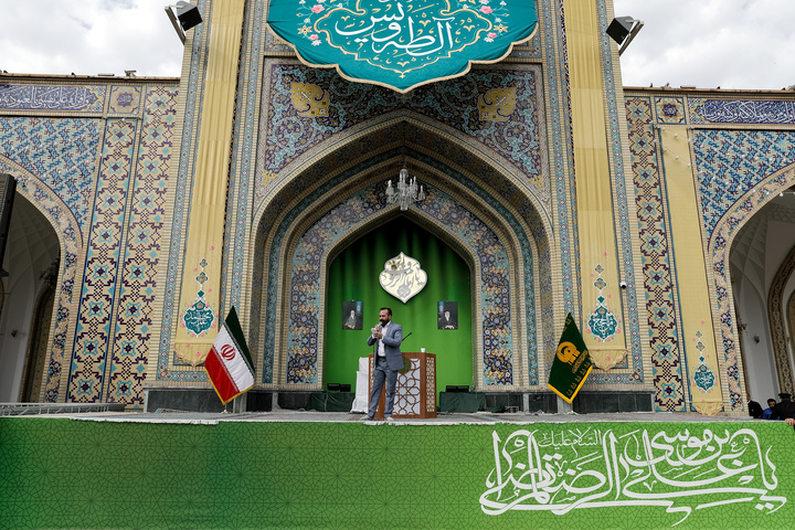 مراسم اذن خدمت و تشرف نیروهای خدمات شهری به حرم مطهر رضوی
