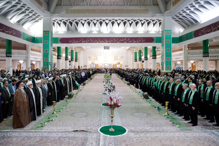 آیین آغاز جشن‌های دهه کرامت در حرم حضرت معصومه سلام الله علیها