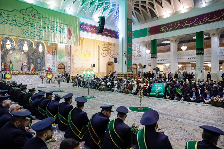 آیین آغاز جشن‌های دهه کرامت در حرم حضرت معصومه سلام الله علیها