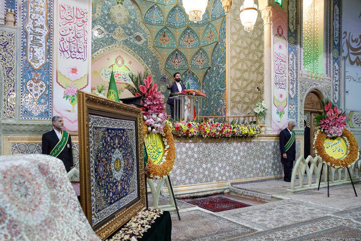 آیین آغاز جشن‌های دهه کرامت در حرم حضرت معصومه سلام الله علیها