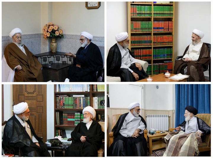 دیدار تولیت آستان قدس رضوی با مراجع عظام تقلید
