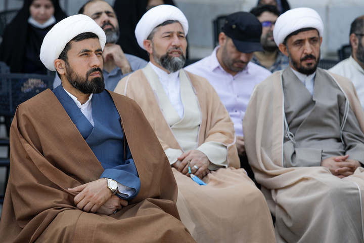 رونمایی از دیوارنگاره «تمدن رضوی»