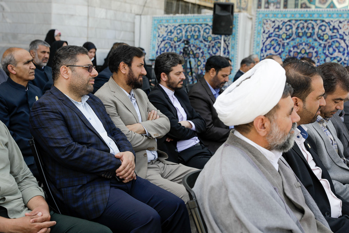 رونمایی از دیوارنگاره «تمدن رضوی»