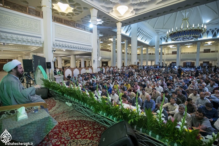 مراسم شب بزرگداشت سیدالسادات الاعاظم در سومین حرم اهل بیت علیهم السلام