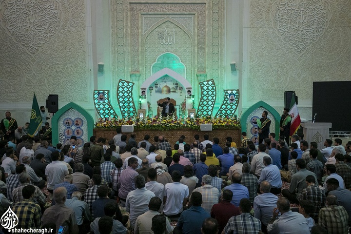 مراسم شب بزرگداشت سیدالسادات الاعاظم در سومین حرم اهل بیت علیهم السلام