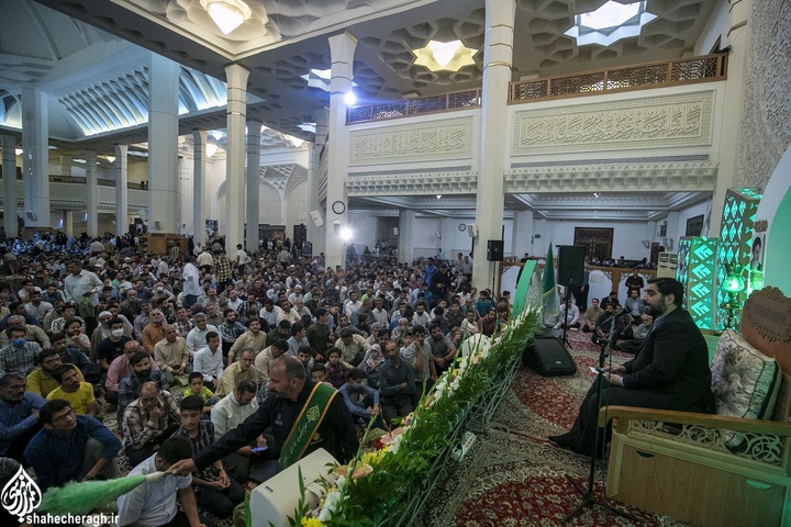 مراسم شب بزرگداشت سیدالسادات الاعاظم در سومین حرم اهل بیت علیهم السلام