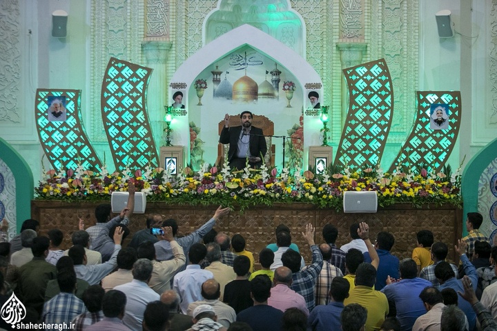 مراسم شب بزرگداشت سیدالسادات الاعاظم در سومین حرم اهل بیت علیهم السلام