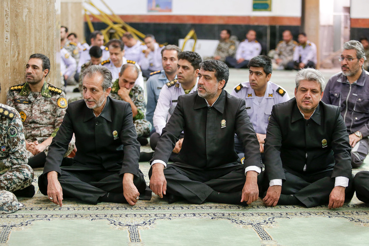حضور خدام بارگاه منور رضوی در پادگان پدافند هوایی امام رضا علیه السلام