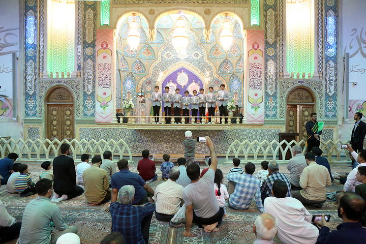 جشن میلاد امام رضا (ع) در حرم مطهر خواهر ایشان