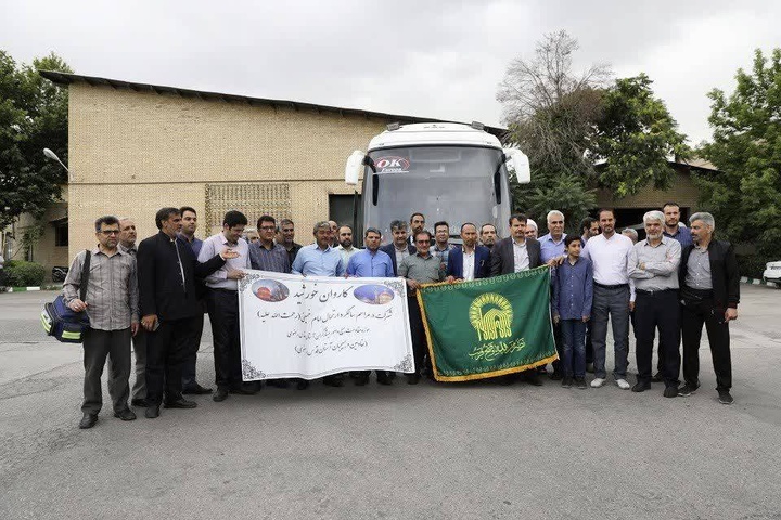 اعزام کاروان بسیجیان آستان قدس رضوی به حرم مطهر امام خمینی(ره) 
