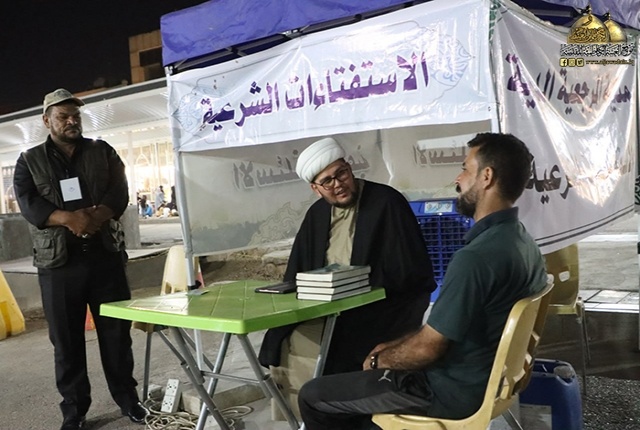 ایجاد ایستگاه های پاسخگویی به مسائل شرعی در حرم امامین جوادین(ع) ایجاد ایستگاه های پاسخگویی به مسائل شرعی در حرم امامین جوادین(ع)